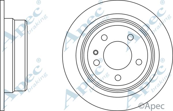 APEC BRAKING Bremžu diski DSK789